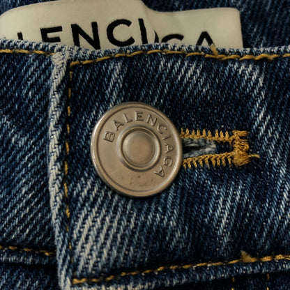 【中古品】【メンズ】 BALENCIAGA バレンシアガ WASHED TAPERED DENIM PANTS 460191 TSB06 ウォッシュド テーパード デニムパンツ ボトムス 152-250401-kk-08-tei サイズ：36 カラー：インディゴ 万代Net店