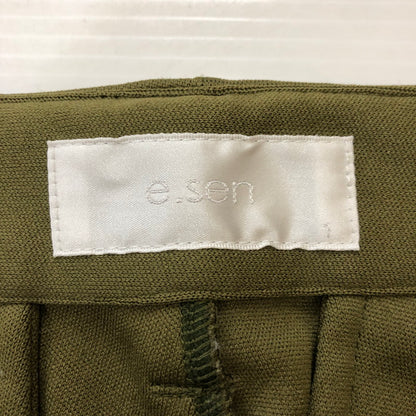 【中古品】【メンズ】 e.sen イーセン TONY JERSEY PANTS トニー ジャージパンツ ボトムス 151-250401-kk-05-tei サイズ：1 カラー：オリーブ 万代Net店