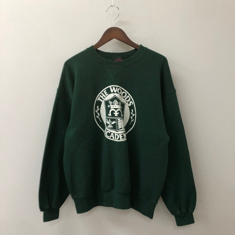 【中古品】【メンズ】 SOFEE FLEECE ソフィーフリース 80～90's PRINT CREWNECK SWEATSHIRT VINTAGE 80-90年代 プリント クルーネックスウェットシャツ トップス トレーナー ヴィンテージ 145-250409-kk-30-tei サイズ：L カラー：グリーン 万代Net店