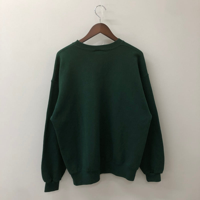 【中古品】【メンズ】 SOFEE FLEECE ソフィーフリース 80～90's PRINT CREWNECK SWEATSHIRT VINTAGE 80-90年代 プリント クルーネックスウェットシャツ トップス トレーナー ヴィンテージ 145-250409-kk-30-tei サイズ：L カラー：グリーン 万代Net店