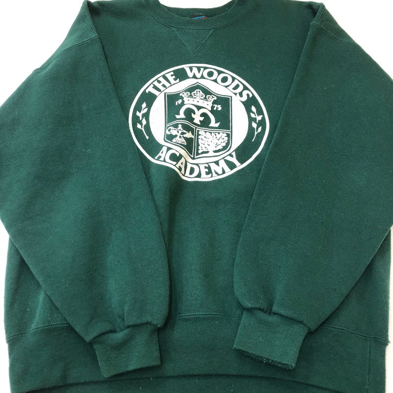 【中古品】【メンズ】 SOFEE FLEECE ソフィーフリース 80～90's PRINT CREWNECK SWEATSHIRT VINTAGE 80-90年代 プリント クルーネックスウェットシャツ トップス トレーナー ヴィンテージ 145-250409-kk-30-tei サイズ：L カラー：グリーン 万代Net店