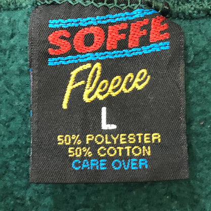 【中古品】【メンズ】 SOFEE FLEECE ソフィーフリース 80～90's PRINT CREWNECK SWEATSHIRT VINTAGE 80-90年代 プリント クルーネックスウェットシャツ トップス トレーナー ヴィンテージ 145-250409-kk-30-tei サイズ：L カラー：グリーン 万代Net店