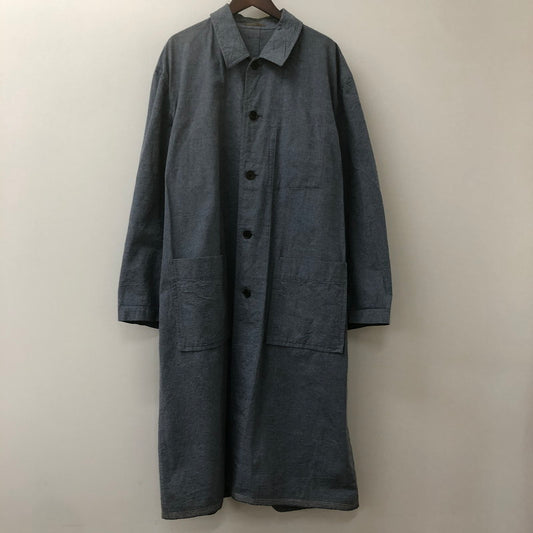 【中古品】【メンズ】 COMME des GARCONS HOMME コムデギャルソンオム 90's SOUTIEN COLLAR COAT IC-100020 AD1994 90年代 ステンカラーコート アウター 140-250401-kk-36-tei サイズ：M カラー：グレー 万代Net店