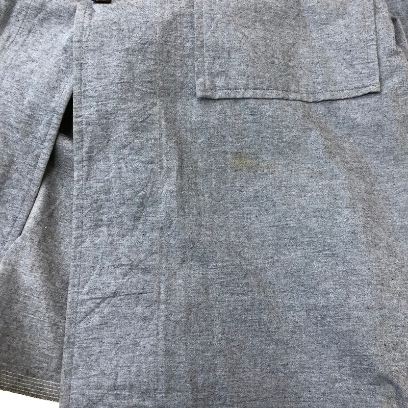 【中古品】【メンズ】 COMME des GARCONS HOMME コムデギャルソンオム 90's SOUTIEN COLLAR COAT IC-100020 AD1994 90年代 ステンカラーコート アウター 140-250401-kk-36-tei サイズ：M カラー：グレー 万代Net店