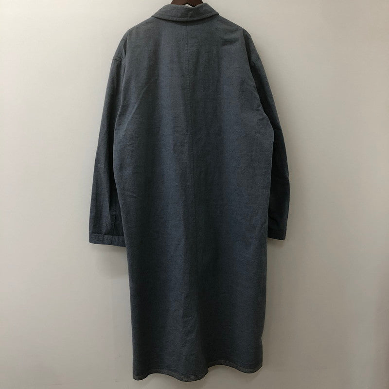 【中古品】【メンズ】 COMME des GARCONS HOMME コムデギャルソンオム 90's SOUTIEN COLLAR COAT IC-100020 AD1994 90年代 ステンカラーコート アウター 140-250401-kk-36-tei サイズ：M カラー：グレー 万代Net店