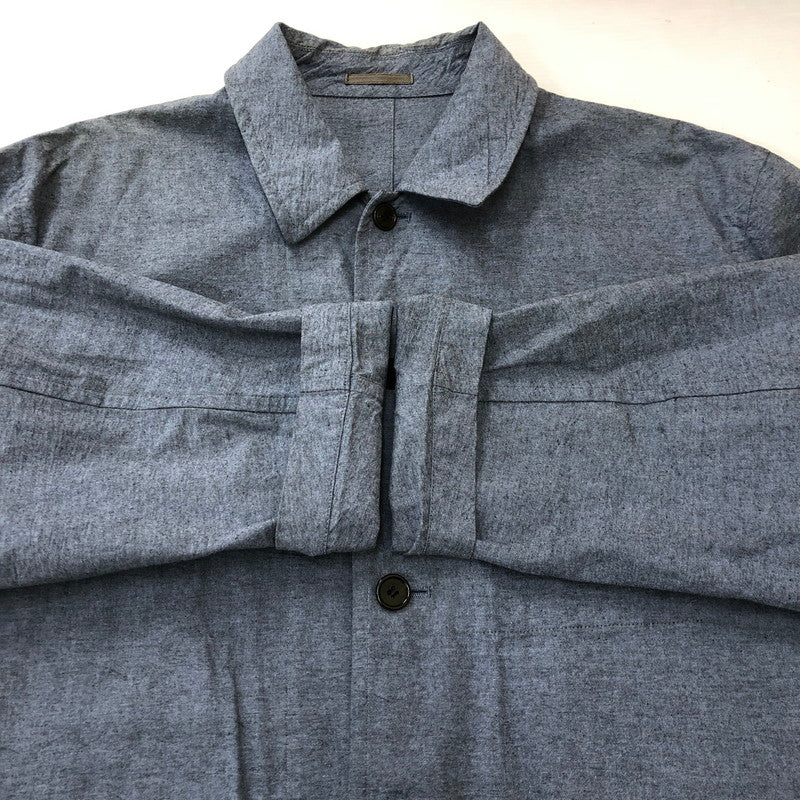 【中古品】【メンズ】 COMME des GARCONS HOMME コムデギャルソンオム 90's SOUTIEN COLLAR COAT IC-100020 AD1994 90年代 ステンカラーコート アウター 140-250401-kk-36-tei サイズ：M カラー：グレー 万代Net店