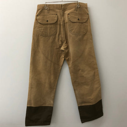 【中古品】【メンズ】 80’s NYLON DOUBLE KNEE HUNTING PANTS WU256 USA製 VINTAGE 80年代 ナイロン ダブルニー ハンティングパンツ ボトムス ヴィンテージ 156-250401-kk-54-tei サイズ：38 カラー：ブラウン 万代Net店