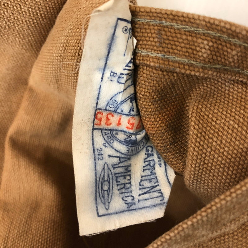 【中古品】【メンズ】 80’s NYLON DOUBLE KNEE HUNTING PANTS WU256 USA製 VINTAGE 80年代 ナイロン ダブルニー ハンティングパンツ ボトムス ヴィンテージ 156-250401-kk-54-tei サイズ：38 カラー：ブラウン 万代Net店