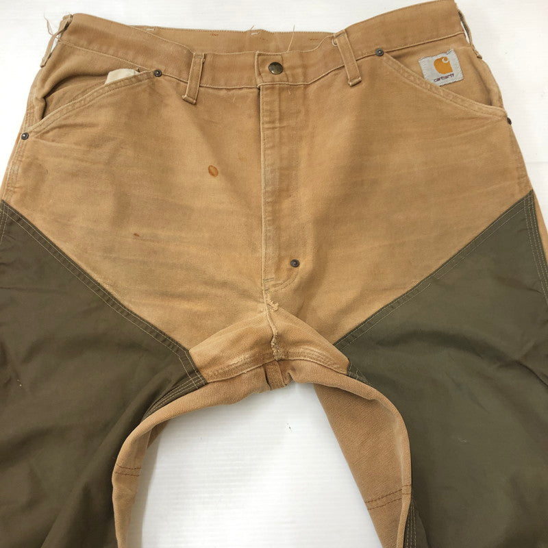 【中古品】【メンズ】 80’s NYLON DOUBLE KNEE HUNTING PANTS WU256 USA製 VINTAGE 80年代 ナイロン ダブルニー ハンティングパンツ ボトムス ヴィンテージ 156-250401-kk-54-tei サイズ：38 カラー：ブラウン 万代Net店