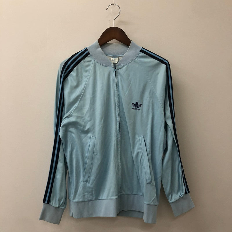 【中古品】【メンズ】 adidas アディダス 70～80’s TRACK JACKET VINTAGE 70-80年代 トラックジャケット ライトアウター ジャージ ヴィンテージ トレフォイルロゴ 148-250401-kk-51-tei サイズ：表記なし 下記参照 カラー：ライトブルー 万代Net店