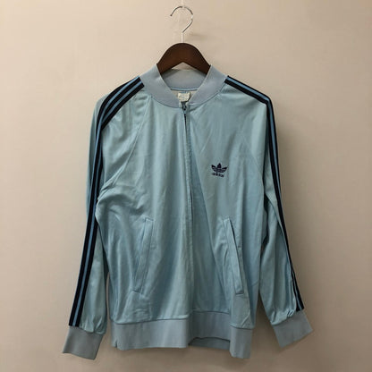 【中古品】【メンズ】 adidas アディダス 70～80’s TRACK JACKET VINTAGE 70-80年代 トラックジャケット ライトアウター ジャージ ヴィンテージ トレフォイルロゴ 148-250401-kk-51-tei サイズ：表記なし 下記参照 カラー：ライトブルー 万代Net店