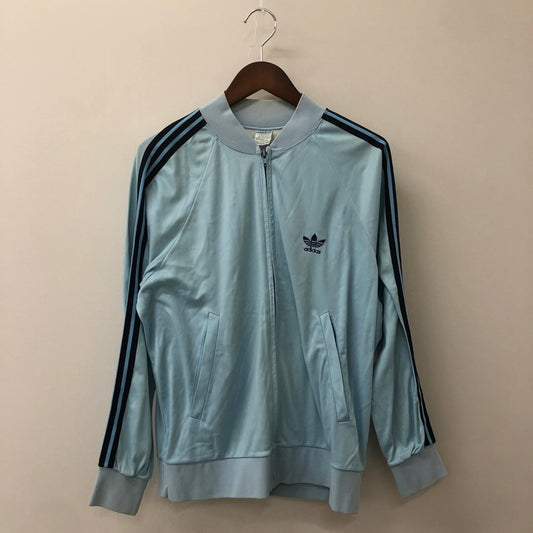 【中古品】【メンズ】 adidas アディダス 70～80’s TRACK JACKET VINTAGE 70-80年代 トラックジャケット ライトアウター ジャージ ヴィンテージ トレフォイルロゴ 148-250401-kk-51-tei サイズ：表記なし 下記参照 カラー：ライトブルー 万代Net店