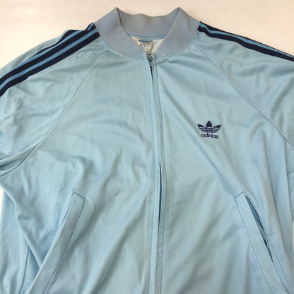 【中古品】【メンズ】 adidas アディダス 70～80’s TRACK JACKET VINTAGE 70-80年代 トラックジャケット ライトアウター ジャージ ヴィンテージ トレフォイルロゴ 148-250401-kk-51-tei サイズ：表記なし 下記参照 カラー：ライトブルー 万代Net店