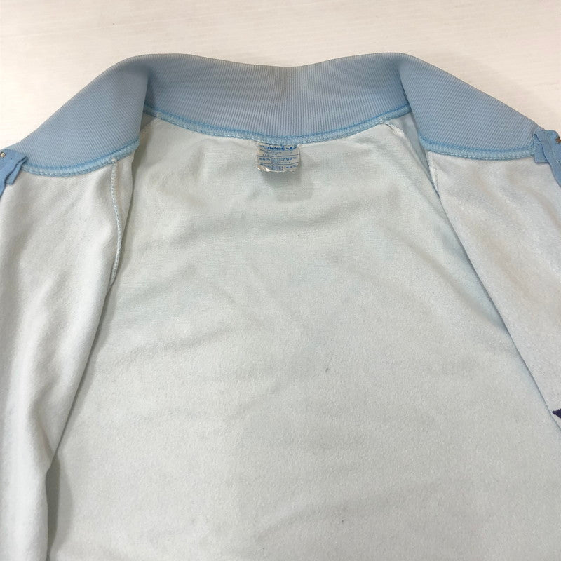【中古品】【メンズ】 adidas アディダス 70～80’s TRACK JACKET VINTAGE 70-80年代 トラックジャケット ライトアウター ジャージ ヴィンテージ トレフォイルロゴ 148-250401-kk-51-tei サイズ：表記なし 下記参照 カラー：ライトブルー 万代Net店