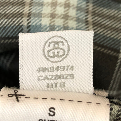 【中古品】【メンズ】 STUSSY ステューシー 25SS HEAVY WASHED CANVAS SHIRT 1110355 ストーンウオッシュ コットンキャンバス シャツジャケット ライトアウター 142-250404-kk-11-fuz サイズ：S カラー：ブラック 万代Net店