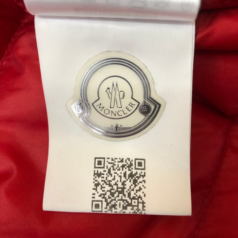 【中古品】【メンズ】 MONCLER モンクレール PROVINS GIUBBOTTO LONGUE SAISO G10911A12300 53279 プロバン アウター ダウンジャケット 141-250404-kk-07-tei サイズ：4 カラー：レッド 万代Net店