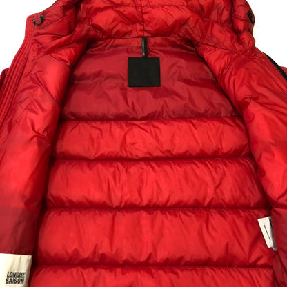 【中古品】【メンズ】 MONCLER モンクレール PROVINS GIUBBOTTO LONGUE SAISO G10911A12300 53279 プロバン アウター ダウンジャケット 141-250404-kk-07-tei サイズ：4 カラー：レッド 万代Net店