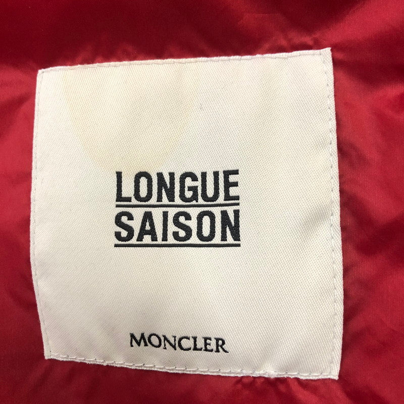 【中古品】【メンズ】 MONCLER モンクレール PROVINS GIUBBOTTO LONGUE SAISO G10911A12300 53279 プロバン アウター ダウンジャケット 141-250404-kk-07-tei サイズ：4 カラー：レッド 万代Net店