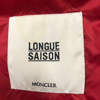 【中古品】【メンズ】 MONCLER モンクレール PROVINS GIUBBOTTO LONGUE SAISO G10911A12300 53279 プロバン アウター ダウンジャケット 141-250404-kk-07-tei サイズ：4 カラー：レッド 万代Net店