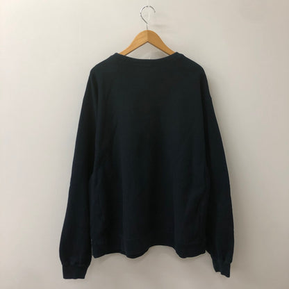 【中古品】【メンズ】 BUDSPOOL バッズプール RYU ONEPOINT LOGO CREWNECK SWEATSHIRT APHRODITEGANG リュー ワンポイント 刺繍 クルーネックスウェットシャツ トップス トレーナー アフロディーテギャング 140-250404-kk-16-tei サイズ：XXL カラー：ネイビー 万代Net店