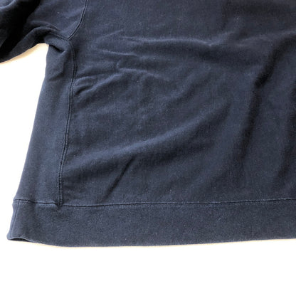 【中古品】【メンズ】 BUDSPOOL バッズプール RYU ONEPOINT LOGO CREWNECK SWEATSHIRT APHRODITEGANG リュー ワンポイント 刺繍 クルーネックスウェットシャツ トップス トレーナー アフロディーテギャング 140-250404-kk-16-tei サイズ：XXL カラー：ネイビー 万代Net店