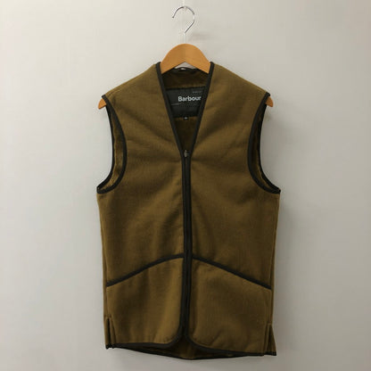 【中古品】【メンズ】 BARBOUR バブアー WARM PILE WAISTCOAT ZIP-IN LINER MLI0004BR31 ウォーム パイル ウエストコート ジップインライナー トップス インナーベスト 141-250406-kk-10-tei サイズ：36 カラー：ブラウン 万代Net店