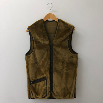 【中古品】【メンズ】 BARBOUR バブアー WARM PILE WAISTCOAT ZIP-IN LINER MLI0004BR31 ウォーム パイル ウエストコート ジップインライナー トップス インナーベスト 141-250406-kk-10-tei サイズ：36 カラー：ブラウン 万代Net店