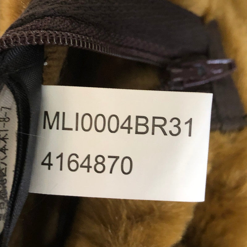 【中古品】【メンズ】 BARBOUR バブアー WARM PILE WAISTCOAT ZIP-IN LINER MLI0004BR31 ウォーム パイル ウエストコート ジップインライナー トップス インナーベスト 141-250406-kk-10-tei サイズ：36 カラー：ブラウン 万代Net店