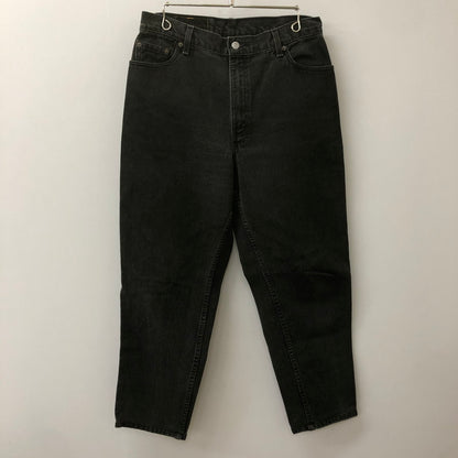 【中古品】【メンズ/レディース】 Levi's リーバイス 00's 550 RELAXED FIT TAPERED DENIM PANT 00年代 550 リラックスフィット テーパードデニムパンツ ボトムス 先染めブラック 156-250406-kk-26-tei サイズ：14 カラー：ブラック 万代Net店