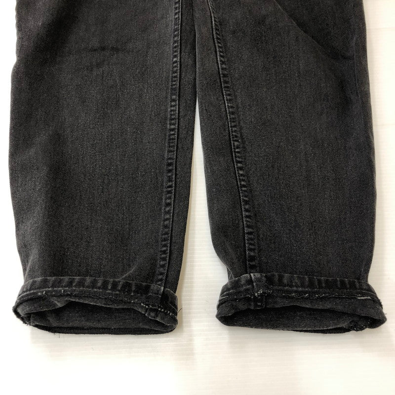 【中古品】【メンズ/レディース】 Levi's リーバイス 00's 550 RELAXED FIT TAPERED DENIM PANT 00年代 550 リラックスフィット テーパードデニムパンツ ボトムス 先染めブラック 156-250406-kk-26-tei サイズ：14 カラー：ブラック 万代Net店