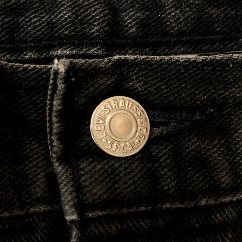 【中古品】【メンズ/レディース】 Levi's リーバイス 00's 550 RELAXED FIT TAPERED DENIM PANT 00年代 550 リラックスフィット テーパードデニムパンツ ボトムス 先染めブラック 156-250406-kk-26-tei サイズ：14 カラー：ブラック 万代Net店