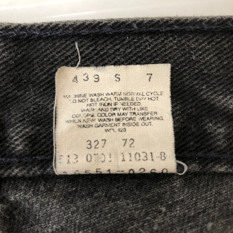 【中古品】【メンズ/レディース】 Levi's リーバイス 00's 550 RELAXED FIT TAPERED DENIM PANT 00年代 550 リラックスフィット テーパードデニムパンツ ボトムス 先染めブラック 156-250406-kk-26-tei サイズ：14 カラー：ブラック 万代Net店