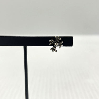 【中古品】【メンズ】 CHROME HEARTS クロムハーツ NO2 CH CRS ナンバー2 CHクロス スタッド シルバー ピアス アクセサリー 190-261027-yo-34-teih カラー：シルバー 万代Net店
