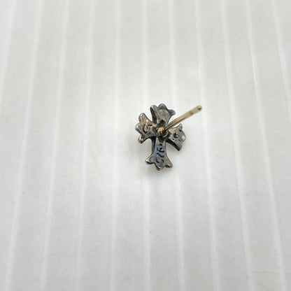 【中古品】【メンズ】 CHROME HEARTS クロムハーツ NO2 CH CRS ナンバー2 CHクロス スタッド シルバー ピアス アクセサリー 190-261027-yo-34-teih カラー：シルバー 万代Net店