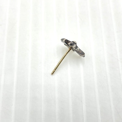【中古品】【メンズ】 CHROME HEARTS クロムハーツ NO2 CH CRS ナンバー2 CHクロス スタッド シルバー ピアス アクセサリー 190-261027-yo-34-teih カラー：シルバー 万代Net店