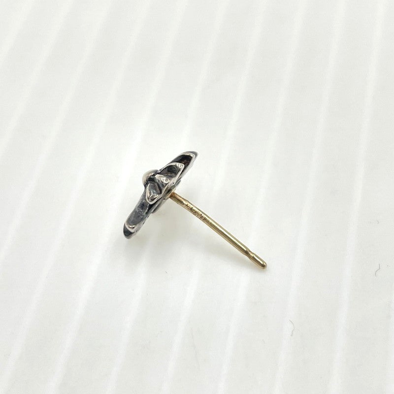 【中古品】【メンズ】 CHROME HEARTS クロムハーツ NO2 CH CRS ナンバー2 CHクロス スタッド シルバー ピアス アクセサリー 190-261027-yo-34-teih カラー：シルバー 万代Net店