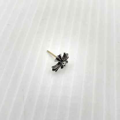 【中古品】【メンズ】 CHROME HEARTS クロムハーツ NO2 CH CRS ナンバー2 CHクロス スタッド シルバー ピアス アクセサリー 190-261027-yo-34-teih カラー：シルバー 万代Net店