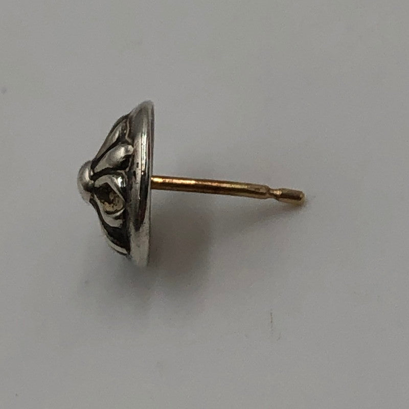 【中古品】【メンズ】 CHROME HEARTS クロムハーツ STUD CRS BALL クロスボールスタッドピアス アクセサリー 190-250416-kk-02-tei カラー：シルバー 万代Net店
