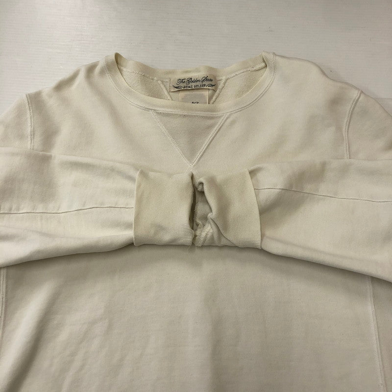 【中古品】【メンズ】 REMI RELIEF レミレリーフ COTTON CREWNECK SWEAT コットン クルーネックスウェット トップス トレーナー 145-250411-kk-08-tei サイズ：M カラー：ホワイト 万代Net店