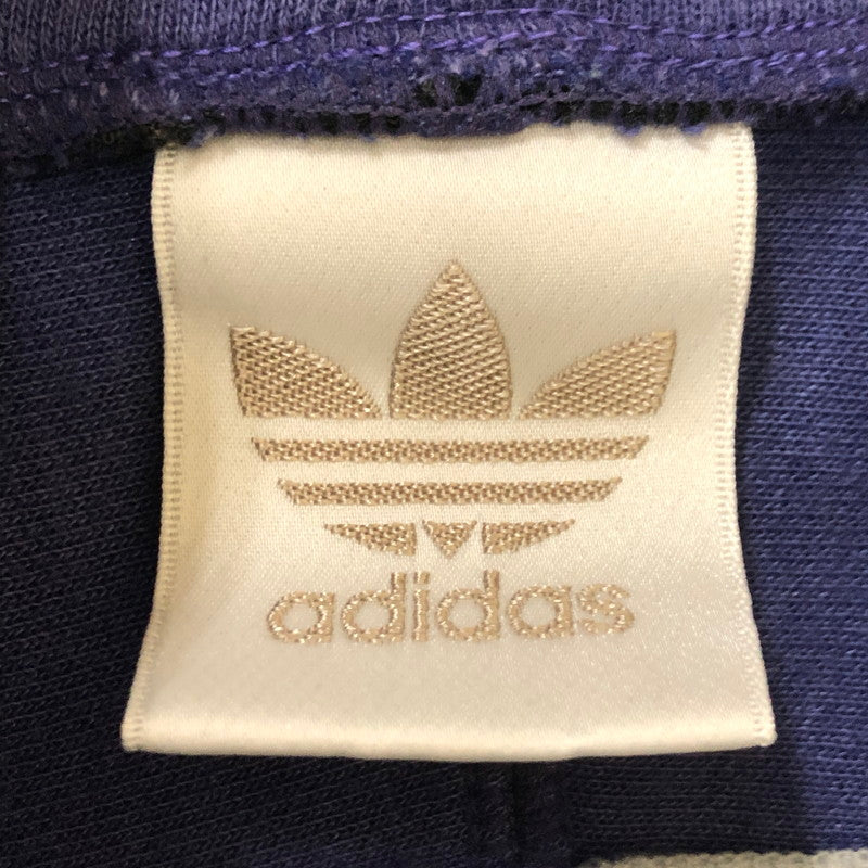【中古品】【メンズ】 adidas アディダス 90's HIGHNECK SWEATSHIRT AA-4313 90年代 ハイネック スウェットシャツ デサント期 トップス トレーナー 148-250411-kk-21-fuz サイズ：M-L カラー：ブラック/パープル 万代Net店