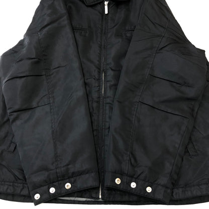 【中古品】【メンズ】 Levi's リーバイス 00's SILVER TAB NYLON ZIP UP BLOUSON 069210 00年代 シルバータブ ナイロン ジップアップブルゾン アウター 中綿ジャケット 145-250411-kk-12-tei サイズ：M カラー：ブラック 万代Net店