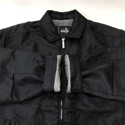 【中古品】【メンズ】 Levi's リーバイス 00's SILVER TAB NYLON ZIP UP BLOUSON 069210 00年代 シルバータブ ナイロン ジップアップブルゾン アウター 中綿ジャケット 145-250411-kk-12-tei サイズ：M カラー：ブラック 万代Net店