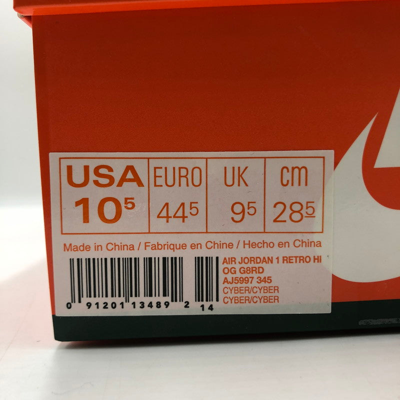 【中古品】【メンズ】 NIKE ナイキ AIR JORDAN 1 RETRO HIGH GATORADE CYBER AJ5997-435 エアジョーダン 1 レトロ ハイ ゲータレード サイバー スニーカー 靴 160-250716-KS-24-tei カラー：CYBER/CYBER 万代Net店