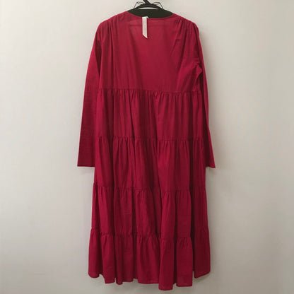 【中古品】【レディース】 MERLETTE マーレット TIERED DRESS ティアードワンピース オールインワン トップス 170-250412-kk-23-tei サイズ：S カラー：マゼンダ 万代Net店