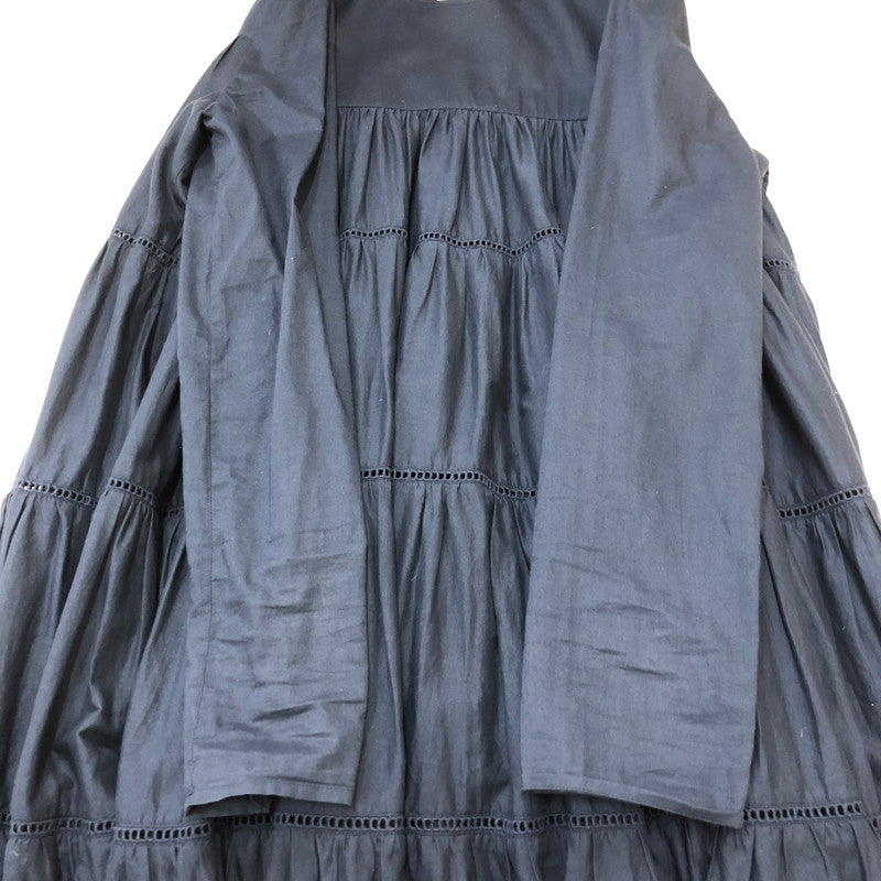 【中古品】【レディース】 MERLETTE マーレット TIERED DRESS ティアードワンピース オールインワン トップス 170-250412-kk-24-tei サイズ：XS カラー：ネイビー 万代Net店