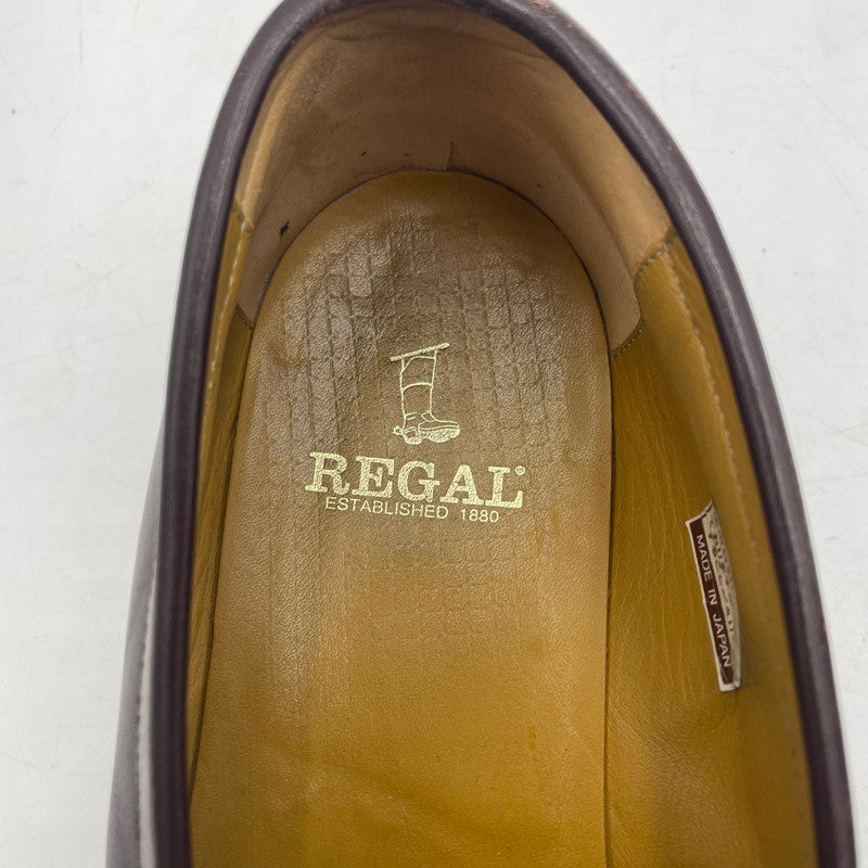 【中古品】【メンズ】 REGAL リーガル COIN LOAFER JE02 コインローファー 靴 カジュアルシューズ 164-251222-ko-11-tei サイズ：26 カラー：ブラウン 万代Net店