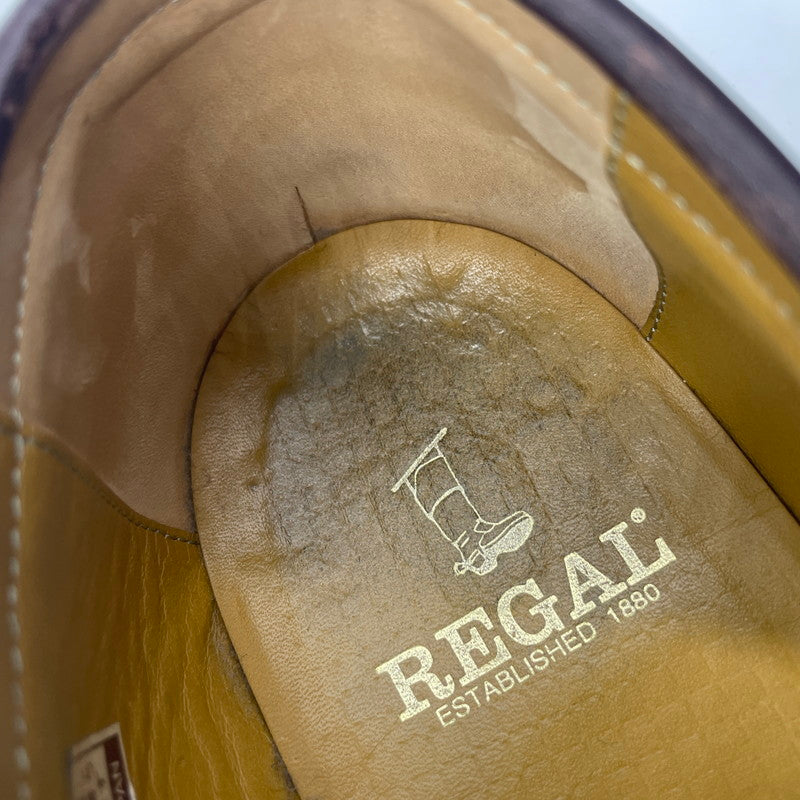 【中古品】【メンズ】 REGAL リーガル COIN LOAFER JE02 コインローファー 靴 カジュアルシューズ 164-251222-ko-11-tei サイズ：26 カラー：ブラウン 万代Net店