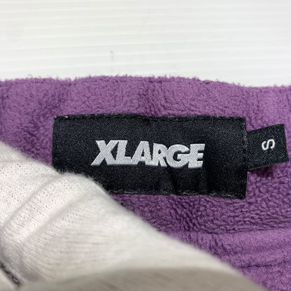 【中古品】【メンズ】 X-LARGE エクストララージ PANELED FLEECE PANTS 101204031001 パネル フリースパンツ ボトムス イージーパンツ 153-260716-ko-13-tei サイズ：S カラー：パープル 万代Net店