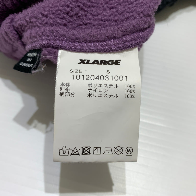 【中古品】【メンズ】 X-LARGE エクストララージ PANELED FLEECE PANTS 101204031001 パネル フリースパンツ ボトムス イージーパンツ 153-260716-ko-13-tei サイズ：S カラー：パープル 万代Net店