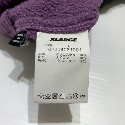 【中古品】【メンズ】 X-LARGE エクストララージ PANELED FLEECE PANTS 101204031001 パネル フリースパンツ ボトムス イージーパンツ 153-260716-ko-13-tei サイズ：S カラー：パープル 万代Net店